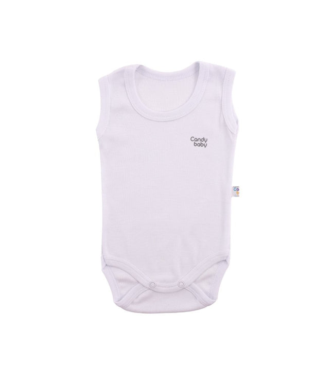 Бебешко боди комплект - потник - бял, корал, шампан