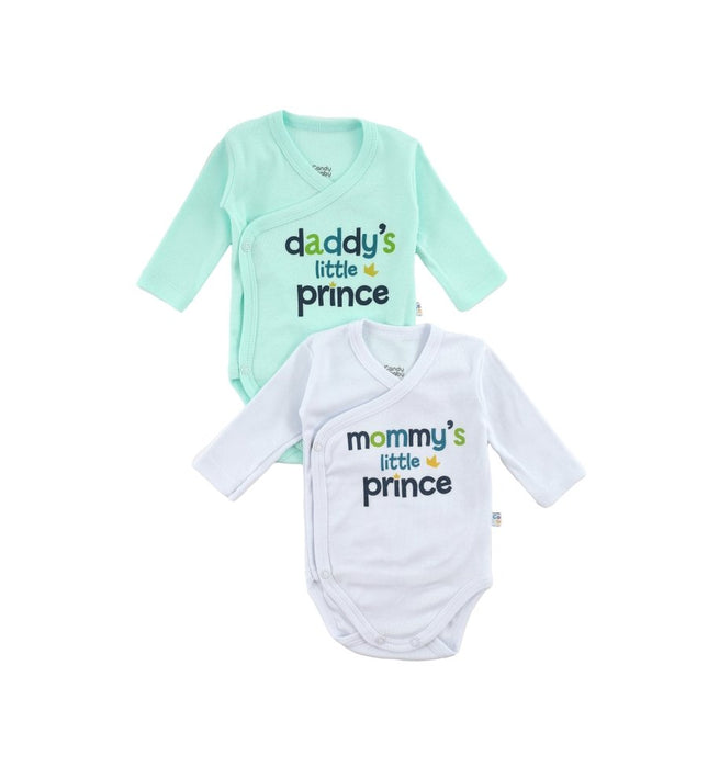 Бебешко боди комплект - прегърни ме - „Малкият принц на мама“