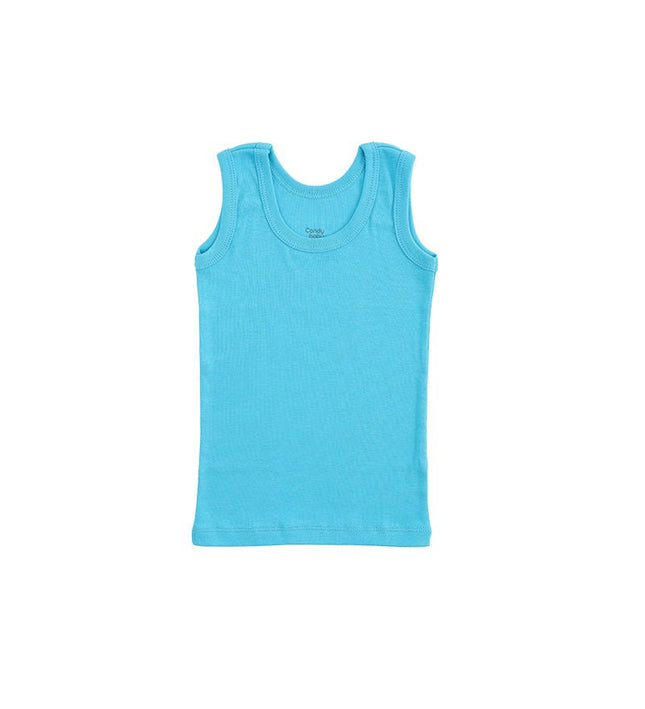 Детски потник комплект - електриковосин, бял, меланж, 122-134см