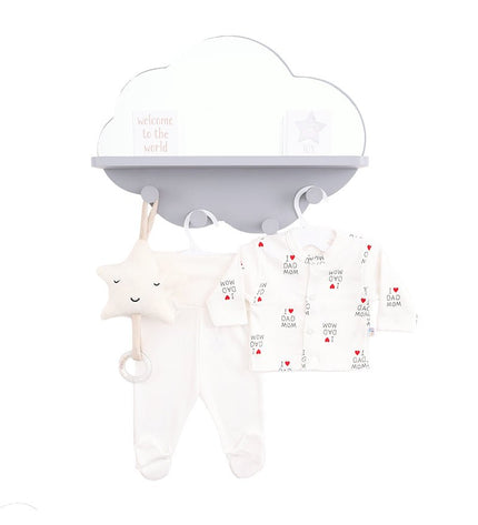 Бебешки комплект „Обичам мама и тате“