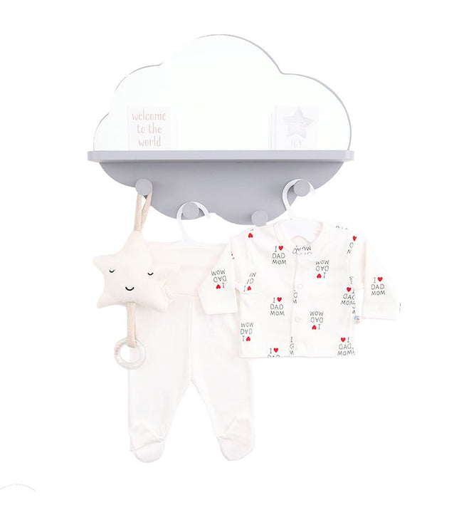 Бебешки комплект „Обичам мама и тате“