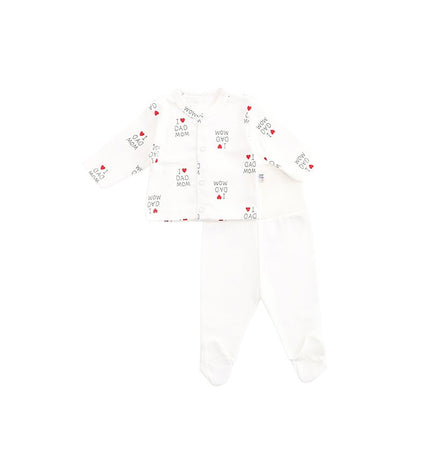 Бебешки комплект „Обичам мама и тате“