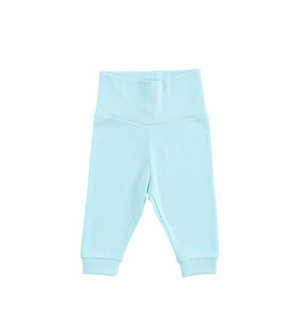 Бебешки панталон комплект от 3 части - ментов, аква и резеда