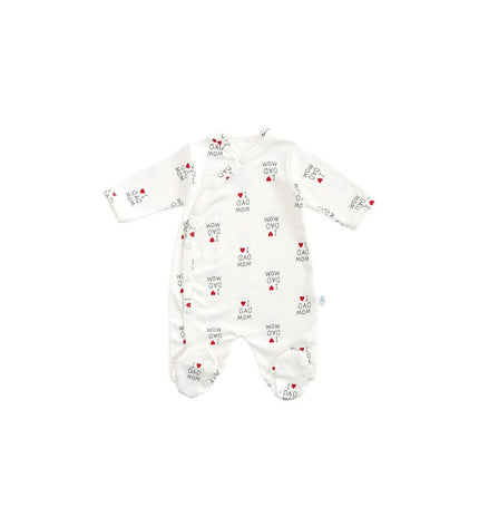 Бебешки комплект от 3 части “Обичам Тате и Мама”