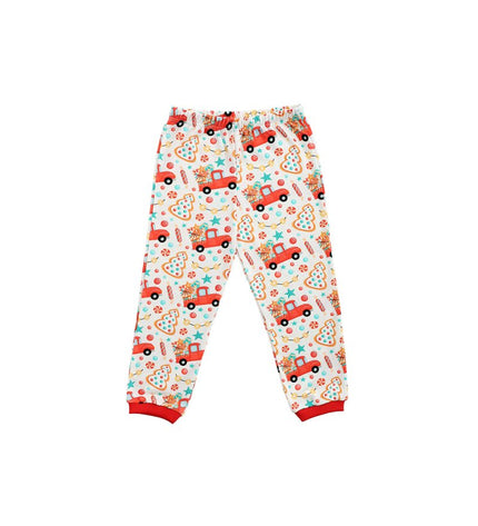Бебешка пижама с дълъг ръкав „Камионче с украса“, 86-98см