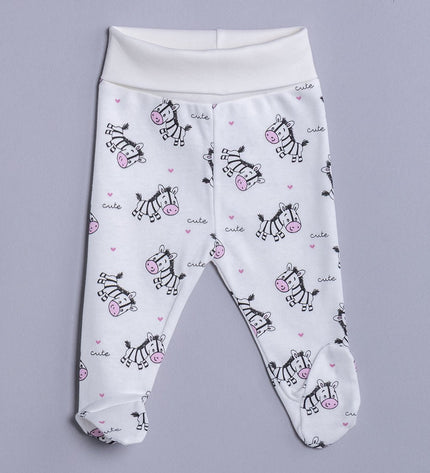 Бебешки ританки комплект „Плодчета, гъбки и зебри“, 3 броя