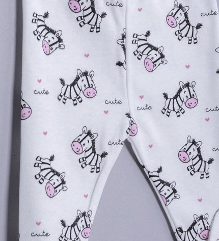 Бебешки ританки комплект „Плодчета, гъбки и зебри“, 3 броя