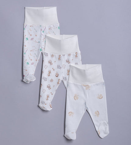 Бебешки ританки комплект „Животни и звездички“, 3 броя