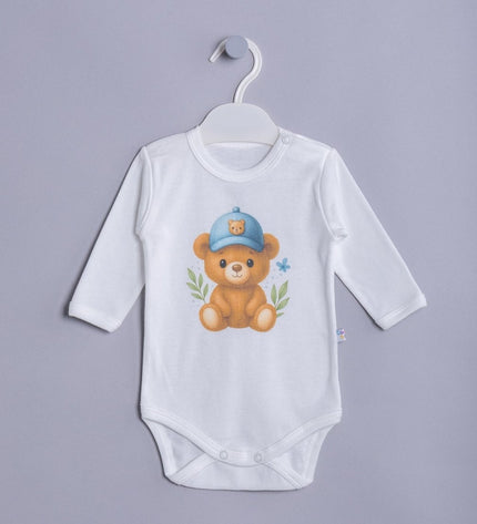 Бебешко боди с раменно закопчаване комплект 3 части "Мечета"