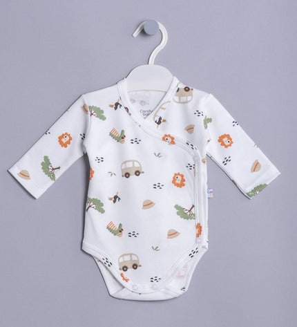 Бебешко боди комплект от 2 части - прегърни ме - „Сафари“