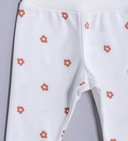 Бебешки панталон комплект от 2 части -,,Нежни маргаритки''