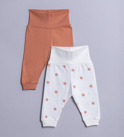 Бебешки панталон комплект от 2 части -,,Нежни маргаритки''