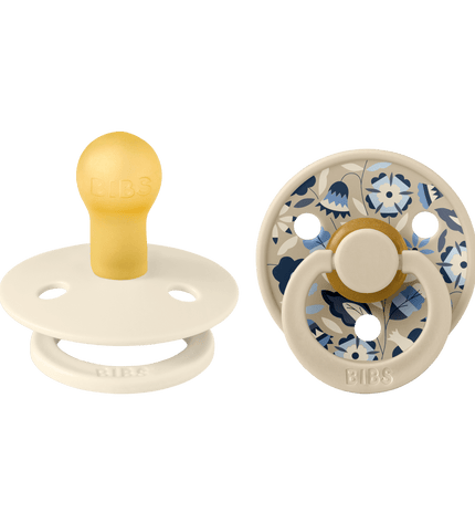 2 бр. Биберони BIBS Liberty COLOUR Bobo Ivory, 0-6 месеца