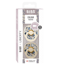2 бр. Биберони BIBS Liberty COLOUR Bobo Ivory, 0-6 месеца