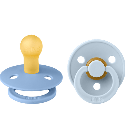 2 бр. Биберони BIBS, Sky Blue/Baby Blue, 6-18 месеца