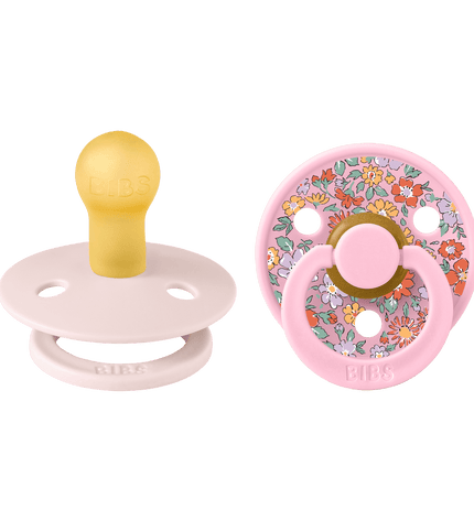 2 бр. Биберони BIBS Liberty COLOUR Oscar Meadow - Petal Mix, 0-6 месеца