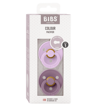 2 бр. Биберони BIBS COLOUR Violet Sky/Mauve 0-6 месеца