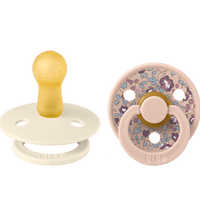 2 бр. Биберони BIBS Liberty COLOUR Eloise Blush Mix, 6-18 месеца