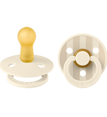 Биберон BIBS Studio COLOUR Block, Ivory Vanilla, 6-18 месеца