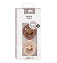 2 бр. Биберони BIBS, Woodchuck/Blush, 6-18 месеца