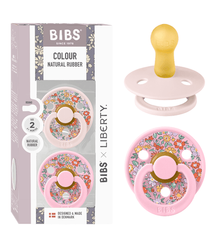 2 бр. Биберони BIBS Liberty COLOUR Oscar Meadow - Petal Mix, 6-18 месеца