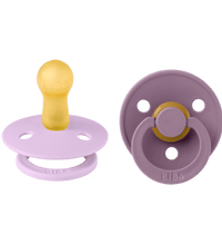 2 бр. Биберони BIBS COLOUR Violet Sky/Mauve 6-18 месеца