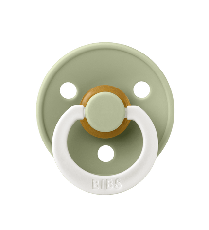 1 бр. Биберон BIBS Colour, Sage GLOW, 6-18 месеца