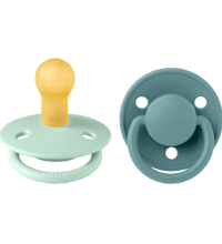 2 бр. Биберони BIBS De Lux, Nordic Mint/Island Sea, 6-18 месеца