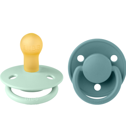 2 бр. Биберони BIBS De Lux, Nordic Mint/Island Sea, 6-18 месеца