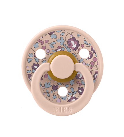 BIBS x LIBERTY 2бр. Биберони COLOUR, Eloise Blush Mix, 0-6 Месеца