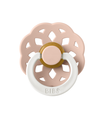 2 бр. Биберони BIBS Boheme Glow, Blush/Vanilla, 6-18 месеца