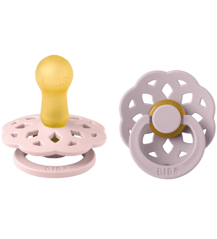 2 бр. Биберони BIBS Boheme, Blossom/Dusky Lilac, 6-18 месеца