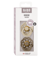 2 бр. Биберони BIBS Boheme, Vanilla/Dark Oak, 6-18 месеца