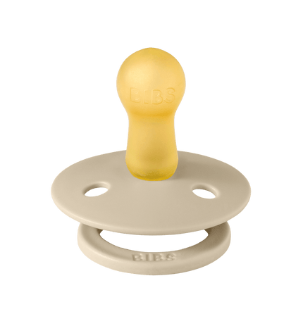 2 бр. Биберони BIBS COLOUR, Blush GLOW/Vanilla GLOW, 0-6 месеца