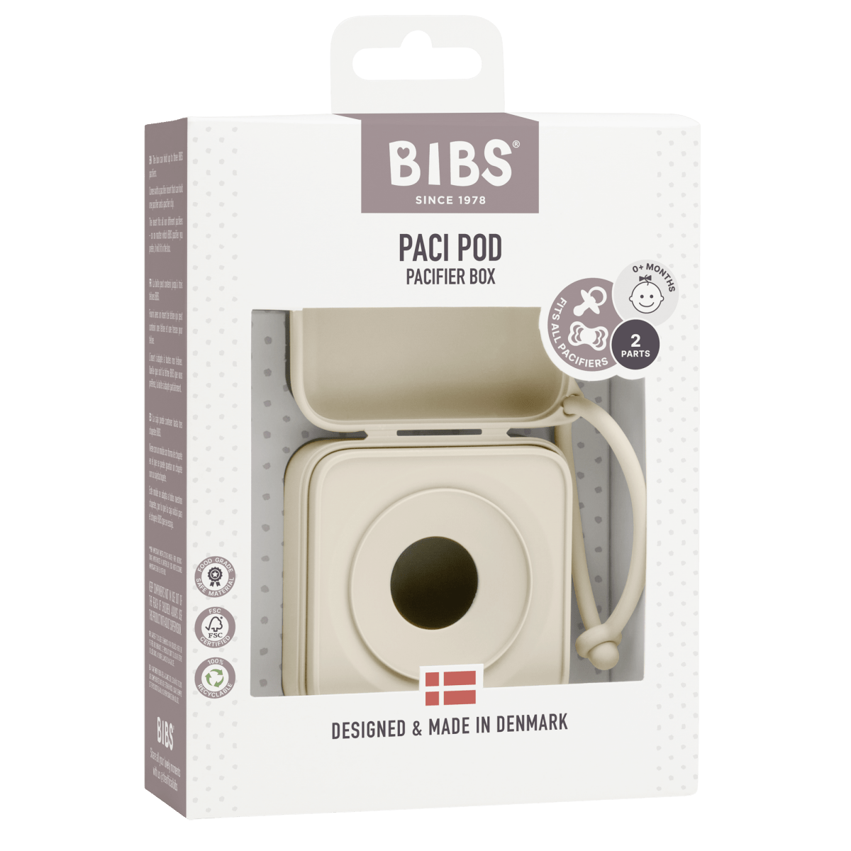 Кутия за Биберон Ivory BIBS