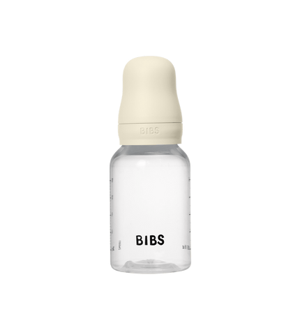 Комплект със Стъклена Бутилка BIBS Ivory 110мл