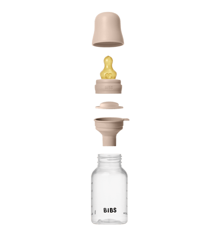 Комплект със Стъклена Бутилка BIBS Blush 110мл