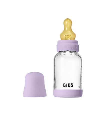 Бебешка Стъклена Бутилка BIBS Boheme Violet Sky 120мл Бавен Поток Каучук