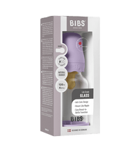 Бебешка Стъклена Бутилка BIBS Boheme Violet Sky 120мл Бавен Поток Каучук