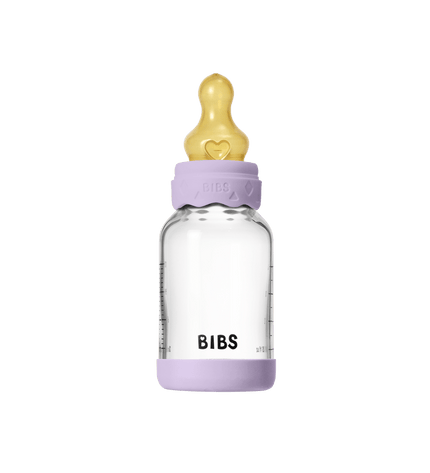 Бебешка Стъклена Бутилка BIBS Boheme Violet Sky 120мл Бавен Поток Каучук