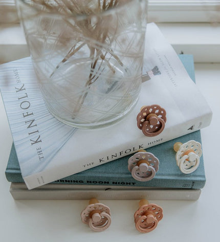 2 бр. Биберони BIBS Boheme, Blossom/Dusky Lilac, 6-18 месеца