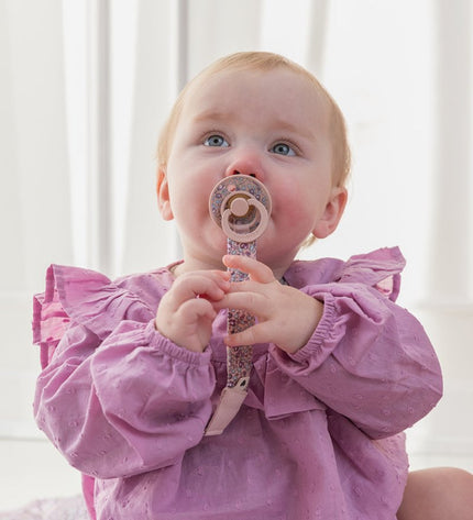2 бр. Биберони BIBS Liberty COLOUR Bobo Ivory, 6-18 месеца