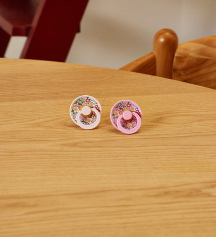 2 бр. Биберони BIBS Liberty COLOUR Oscar Meadow - Petal Mix, 0-6 месеца