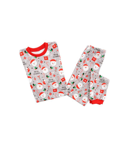 Детска пижама с дълъг ръкав „Дядо Коледа и Снежко“, 122-158см