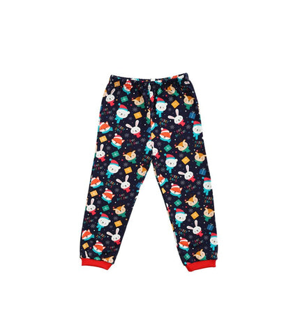 Бебешка пижама с дълъг ръкав „Зимни приятелчета“, 86-98см