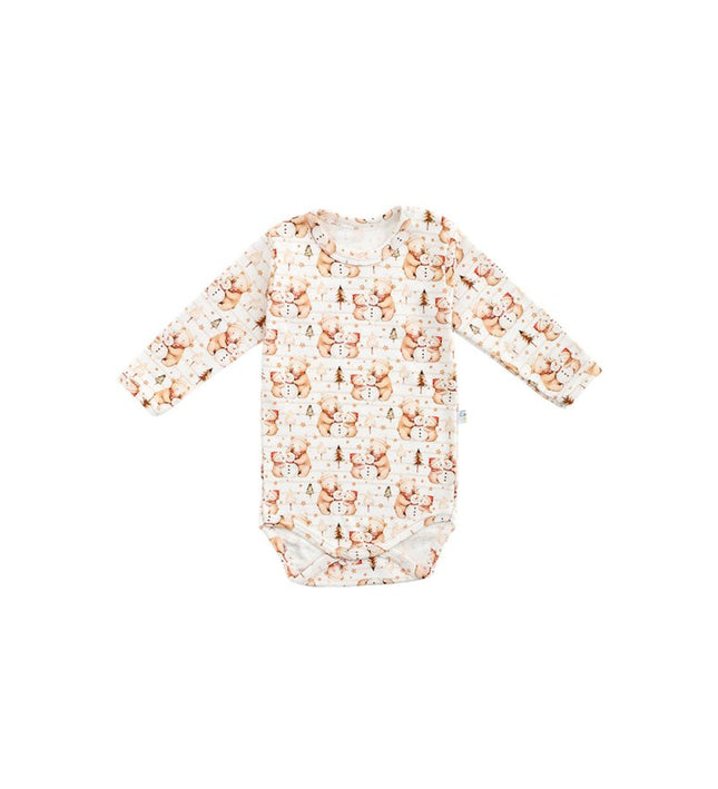 Бебешко боди с раменно закопчаване „Снежна прегръдка“