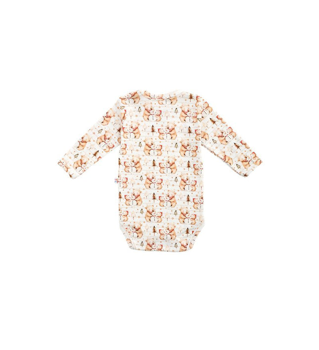 Бебешко боди с раменно закопчаване „Снежна прегръдка“