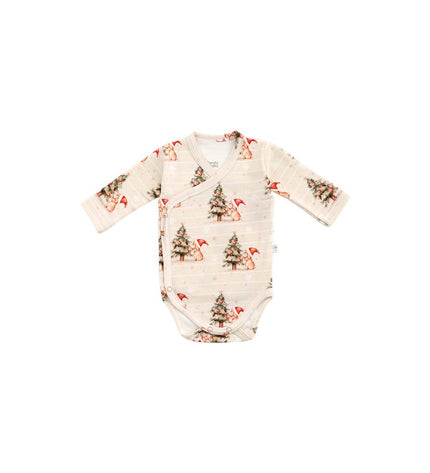 Бебешко боди - прегърни ме „Коледна елхичка“