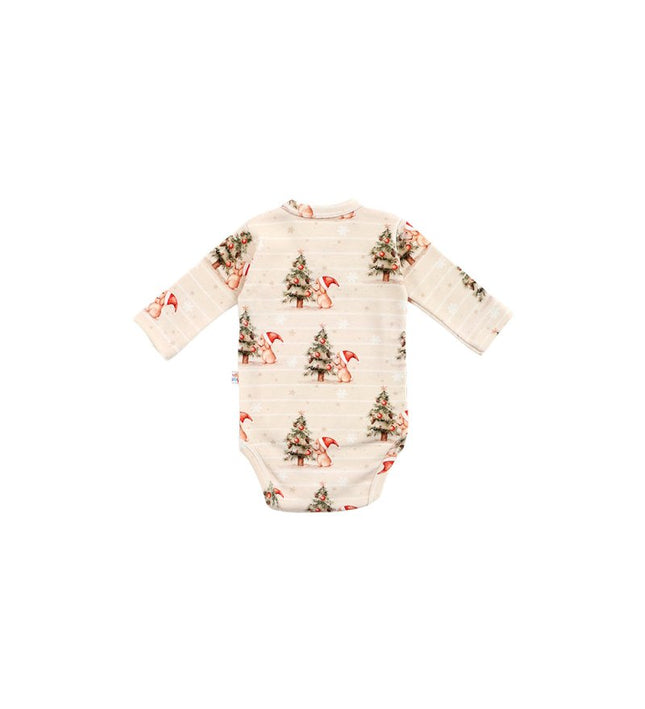 Бебешко боди - прегърни ме „Коледна елхичка“