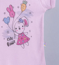 Бебешко боди с раменно закопчаване „Cute rabbit“